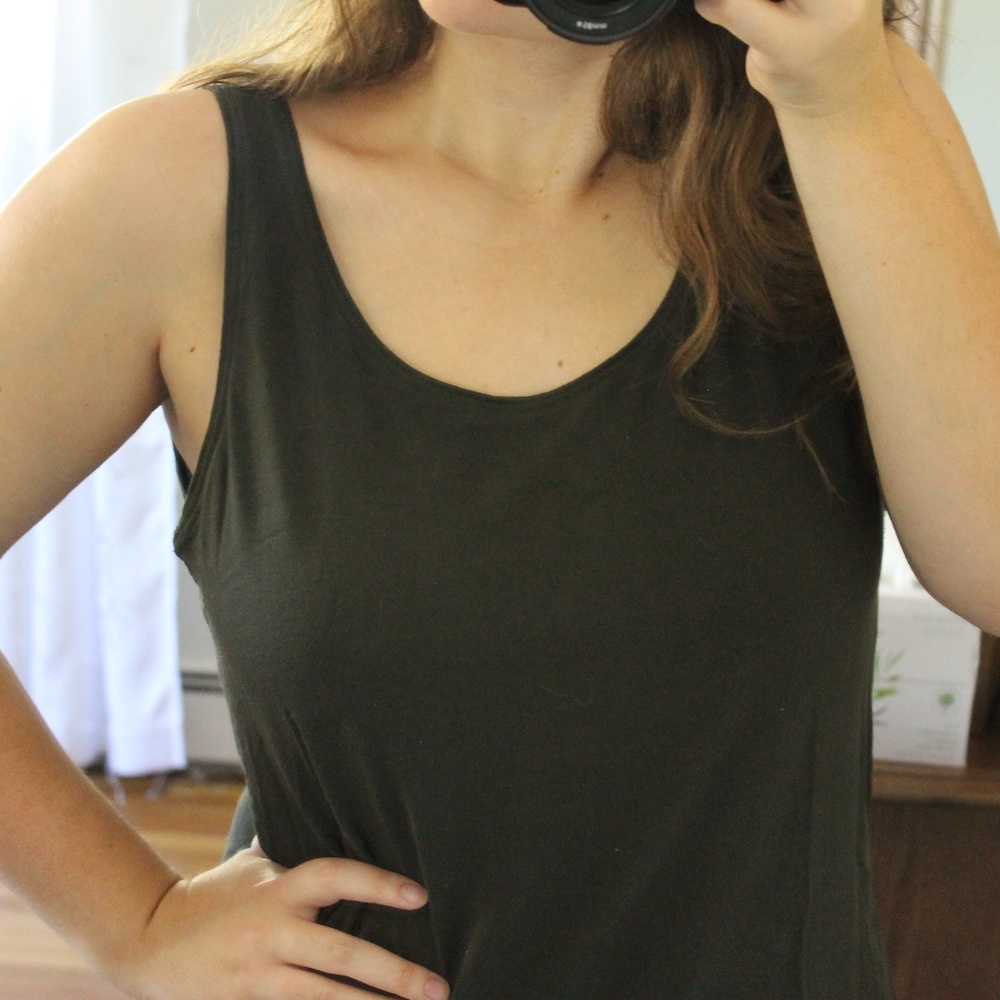 Green Eileen Fisher Tank, Size M